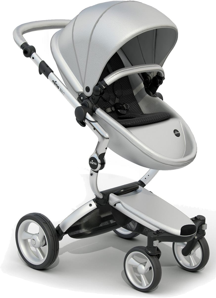 Mima Xari Complete Stroller, Silver - Argento / Black