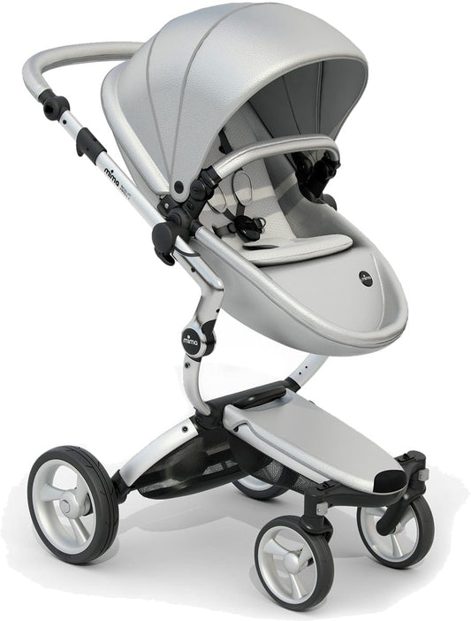 Mima Xari Complete Stroller, Silver - Argento / Stone White - A112-01-SASW