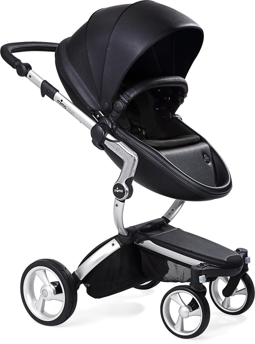 Mima Xari Complete Stroller, Silver - Black / Black - A112-01-SBB