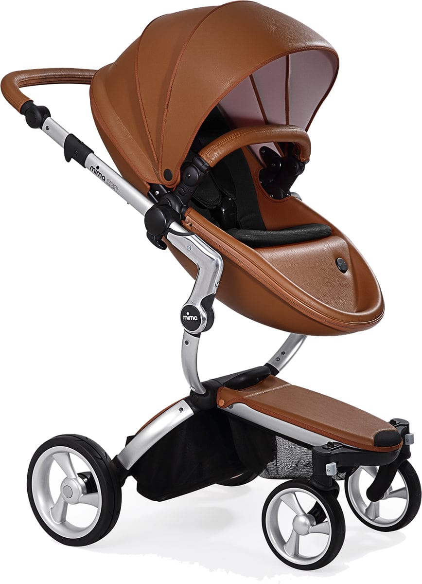 Mima Xari Complete Stroller, Silver - Camel / Black - A115-01609BB