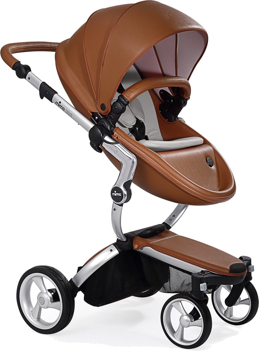 Mima Xari Complete Stroller, Silver - Camel / Stone White - A115-01609SW