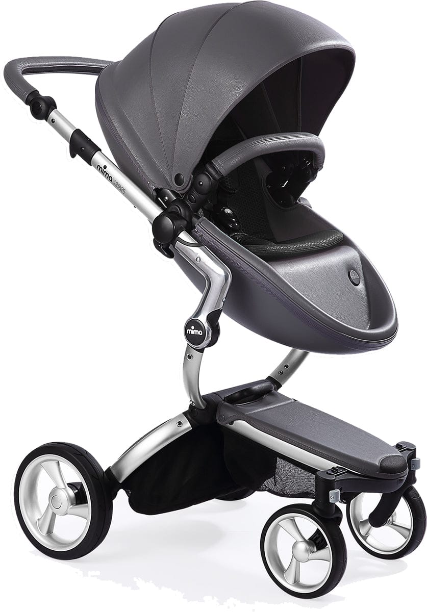 Mima Xari Complete Stroller, Silver - Cool Grey / Black - A112-01-SCGB