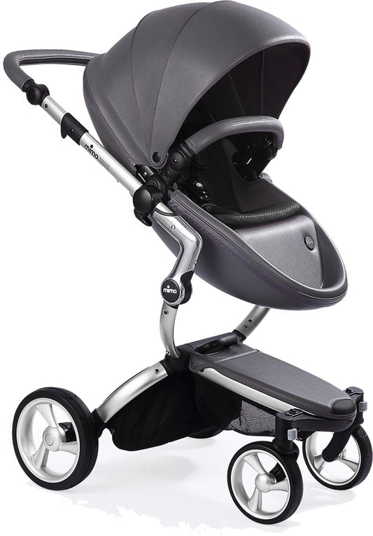 Mima Xari Complete Stroller, Silver - Cool Grey / Black - A112-01-SCGB