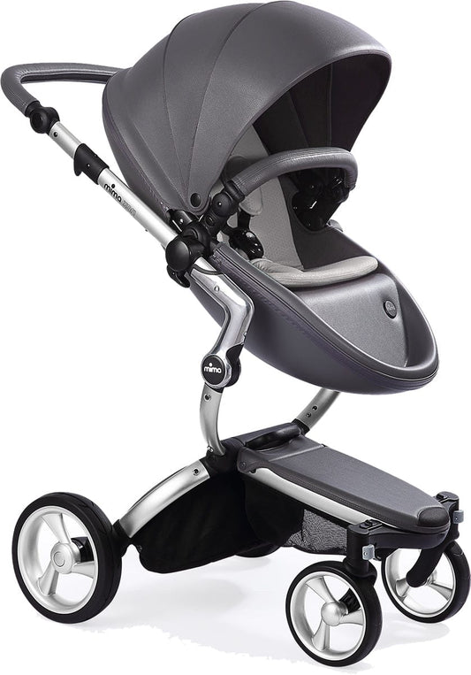 Mima Xari Complete Stroller, Silver - Cool Grey / Stone White - A112-01-SCGSW