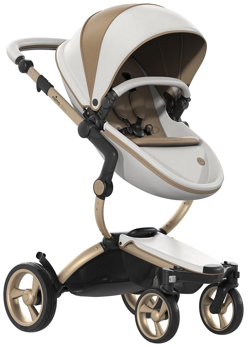 Mima Xari Dolce Vita Stroller, Champagne - Snow White / Latte - AS122902DV-F