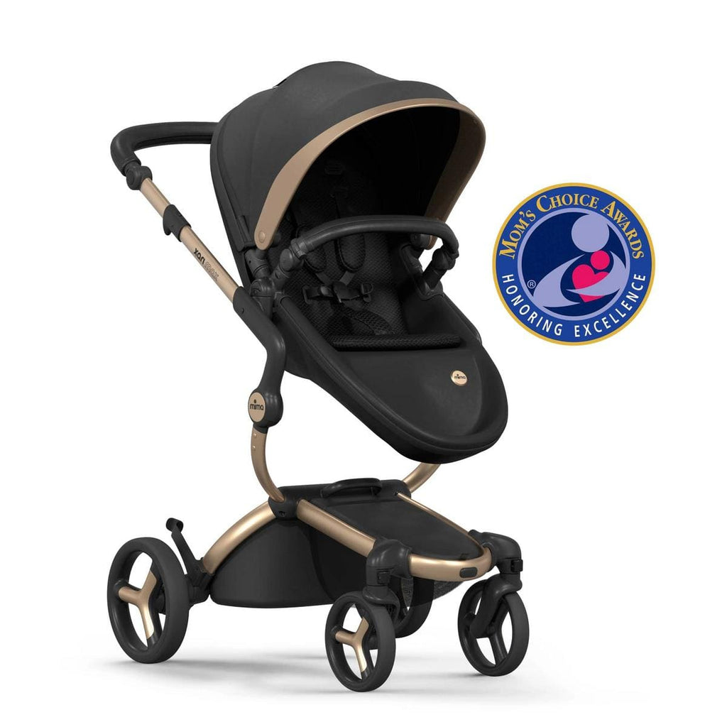 『HAMI 2430 GOLD×BLACK』 mima-xari-max-stroller-black-