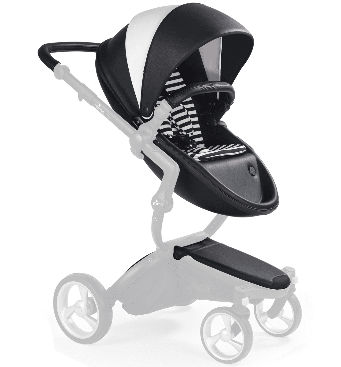 Mima Xari Seat Kit & Starter Set - Black & White - AS112101BW