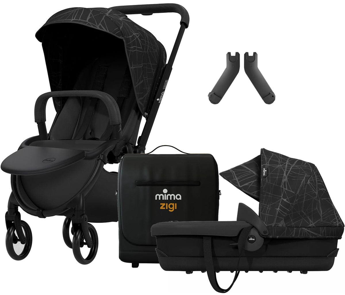 Mima Zigi 3G Newborn Travel Bundle - Ebony - A331112-B-TB-CSA