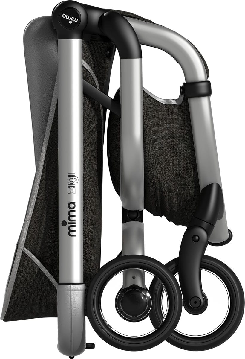 Mima Zigi Compact Stroller - Charcoal - A301201