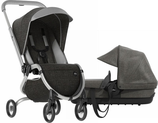 Mima Zigi Stroller + Bassinet - Charcoal - A301201-A301201-01