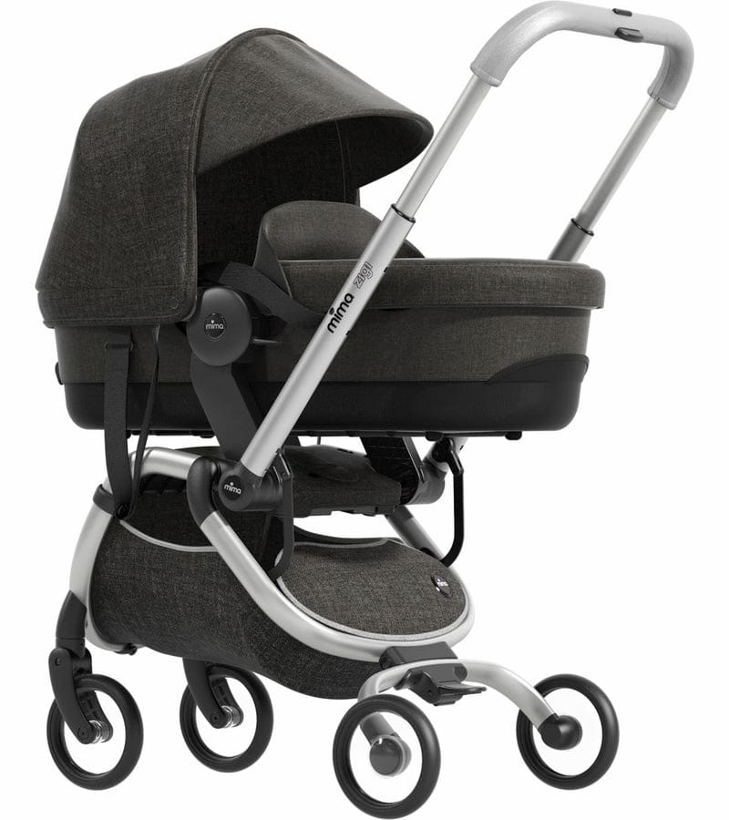 Mima Zigi Stroller + Bassinet - Charcoal - A301201-A301201-01