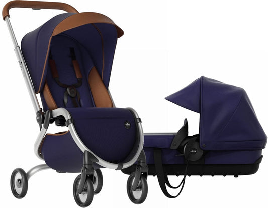Mima Zigi Stroller + Bassinet - Midnight Blue - A301800-A301800-01