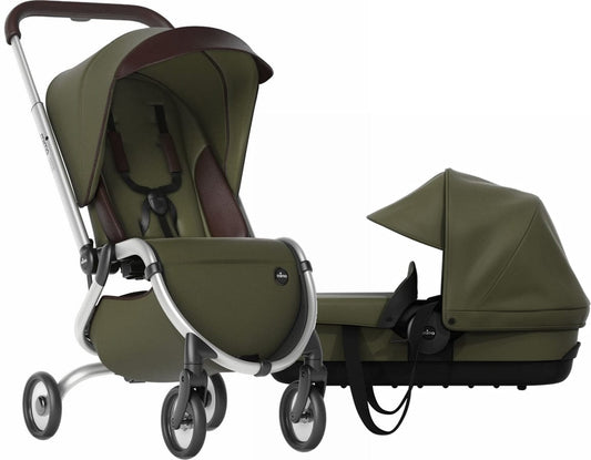 Mima Zigi Stroller + Bassinet - Olive Green - A301401-A301401-01