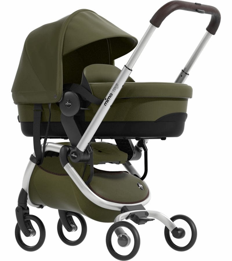 Mima Zigi Stroller + Bassinet - Olive Green - A301401-A301401-01