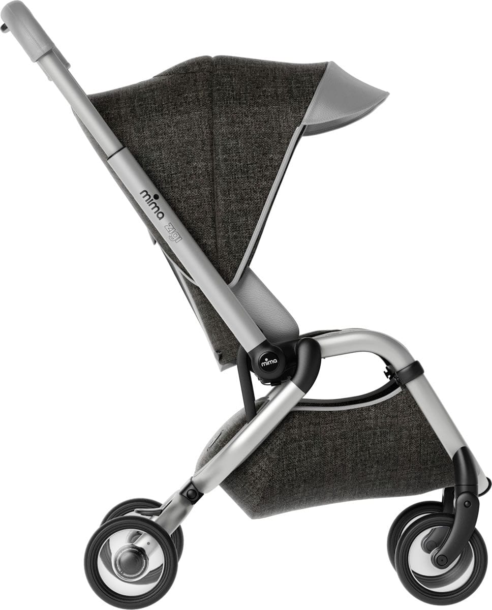 Mima Zigi Stroller + Bassinet - Charcoal - A301201-A301201-01