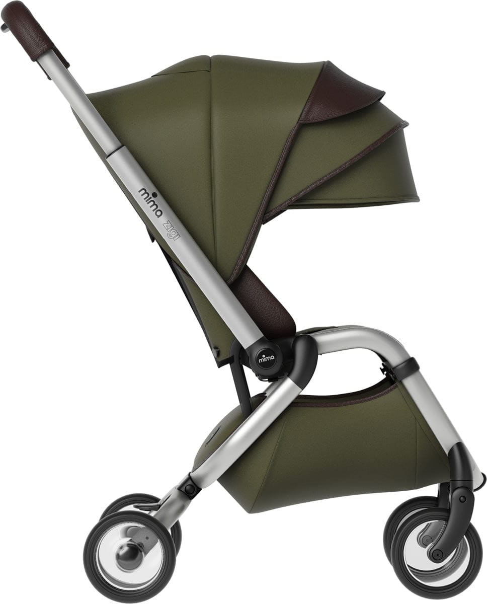 Mima Zigi Compact Stroller - Olive Green - A301401