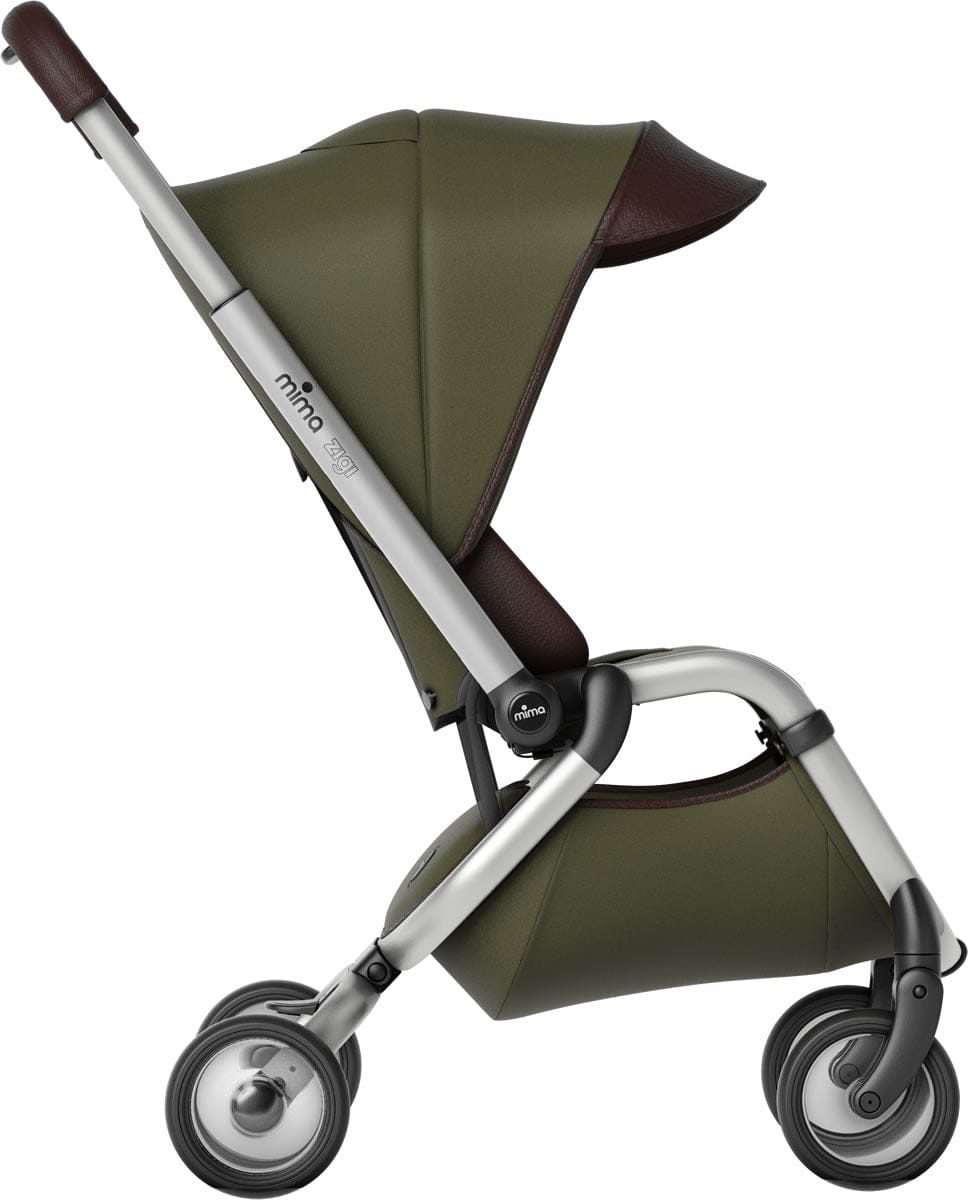 Mima Zigi Compact Stroller - Olive Green - A301401