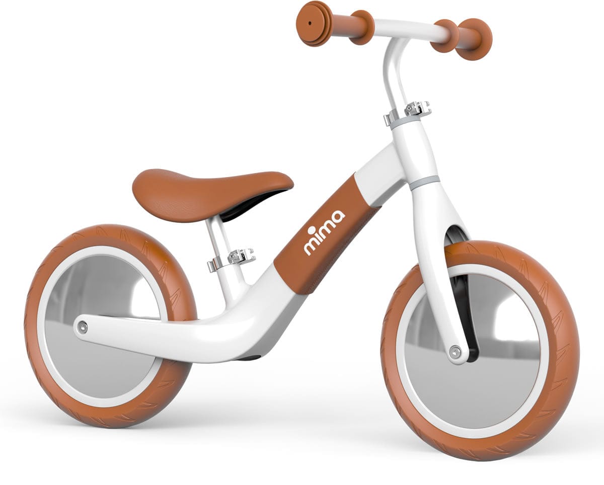 Mima Zoom Balance Bike - White/Camel - TA2-01W