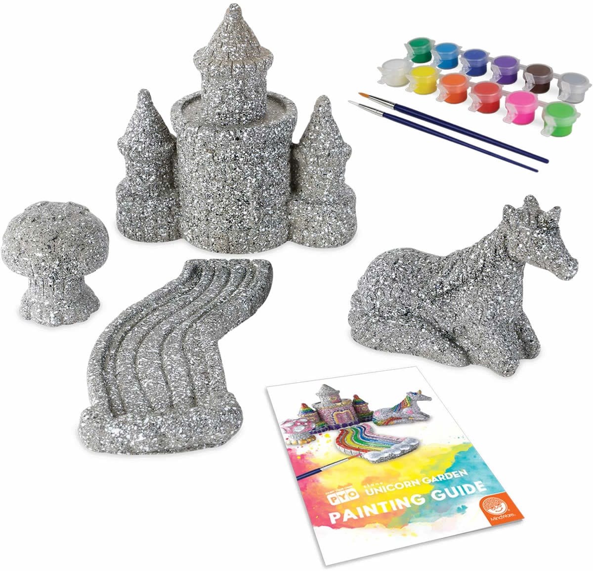 MindWare Paint Your Own Stone: Unicorn Garden - WS-13843381