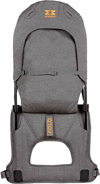 MiniMeis G4 Baby & Child Shoulder Carrier - Grey/Orange - MMG4GREY-ORANGE