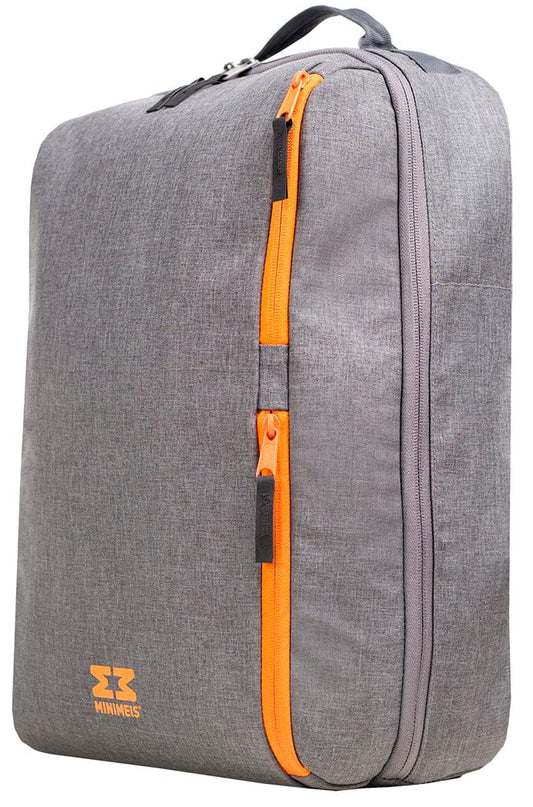 MiniMeis G4 Backpack - Grey/Orange - MMRSGrey-Melange