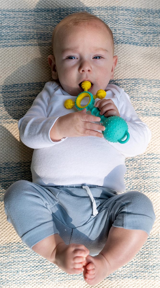 Mobi Gumlii Sensory Teether + Rattle - GUM1