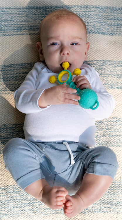 Mobi Gumlii Sensory Teether + Rattle - GUM1