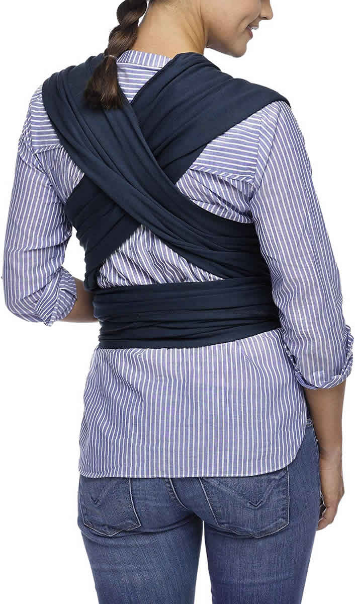 Moby Classic Cotton Wrap Baby Carrier - Midnight - MCL-MIDNIG-04