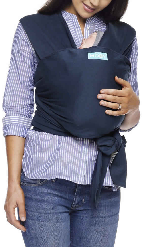 Moby Classic Cotton Wrap Baby Carrier - Midnight - MCL-MIDNIG-04