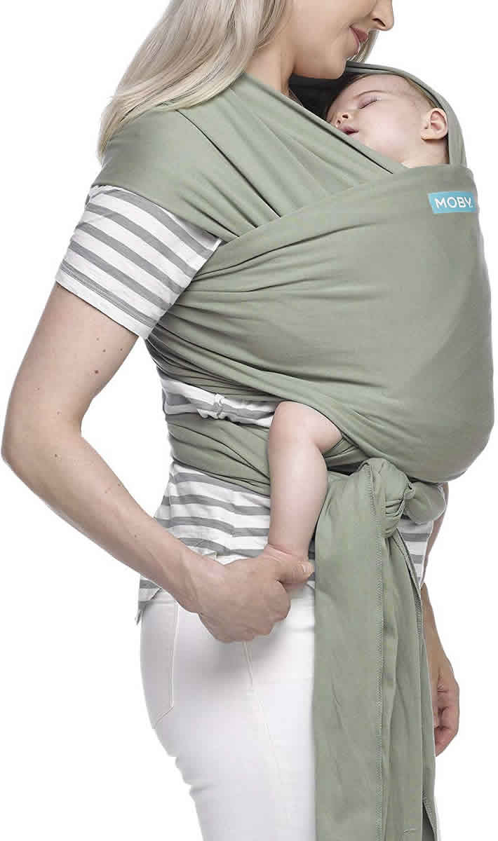 Moby Classic Cotton Wrap Baby Carrier - Pear - MCL-PEAR-04