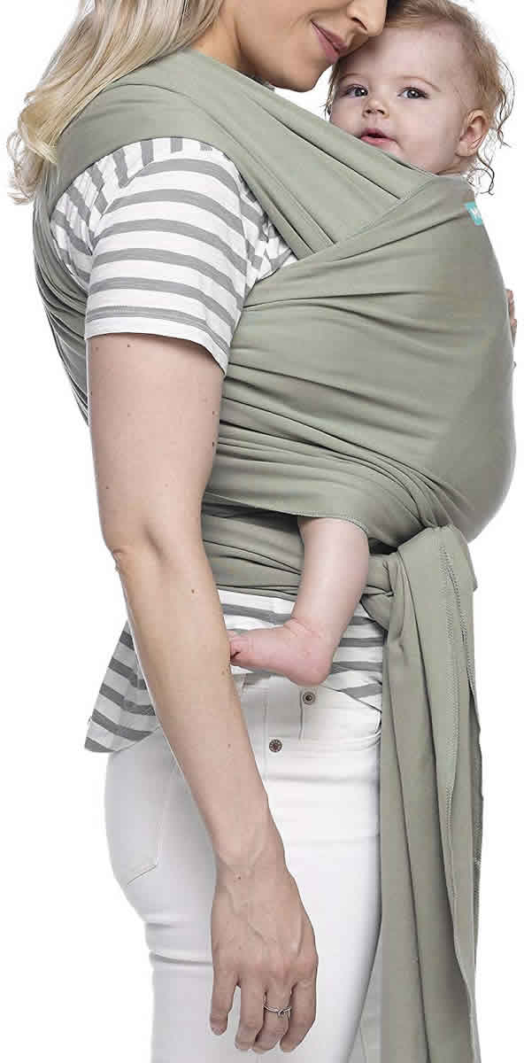 Moby Classic Cotton Wrap Baby Carrier - Pear - MCL-PEAR-04