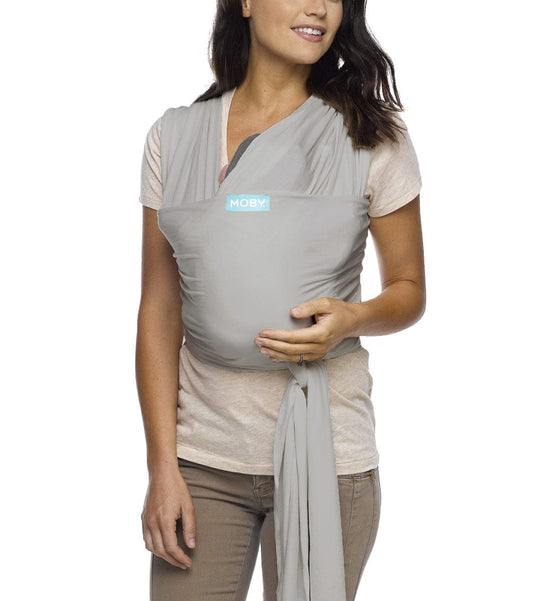 Moby Classic Cotton Wrap Baby Carrier - Stone Grey - MCL-STONEGREY-04