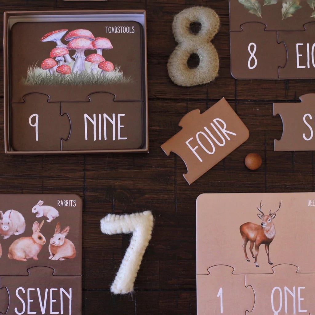 Modern Monty Counting Puzzle - Woodland - CPZ002