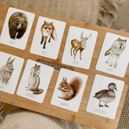 Modern Monty Snap & Go Fish - Woodland (2 Card Games in 1) - SGF006