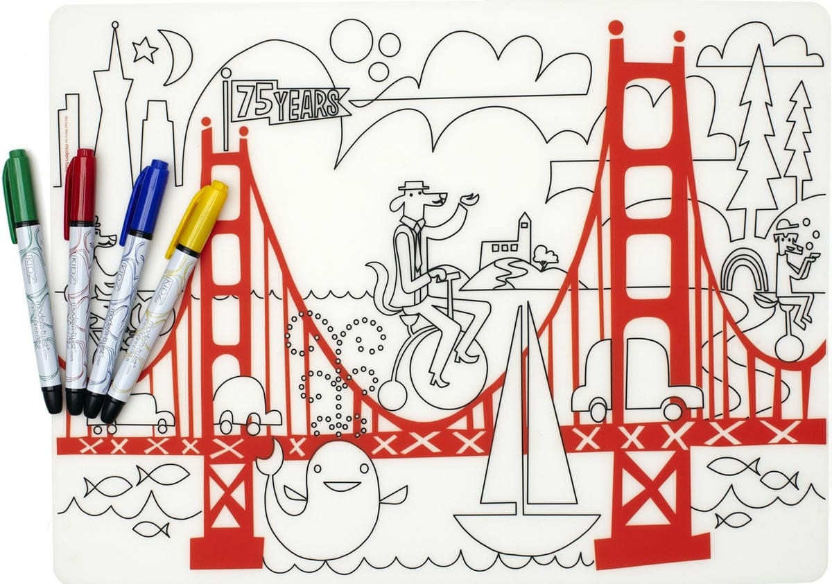 Modern-Twist Mark-Mat + 4 Markers - Golden Gate