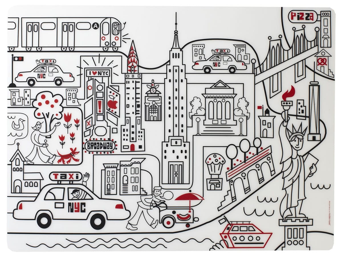 Modern-Twist Mark-Mat + 4 Markers - New York