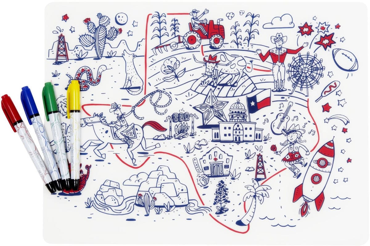 Modern-Twist Mark-Mat + 4 Markers - Texas