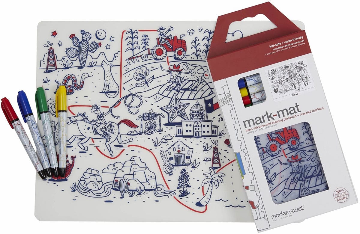 Modern-Twist Mark-Mat + 4 Markers - Texas