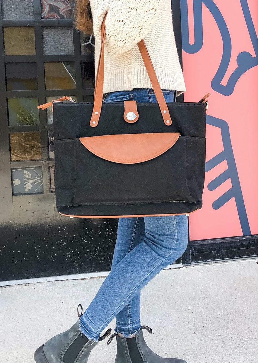 Momkindness CarryAll Tote Trio - Black - CA1001BK