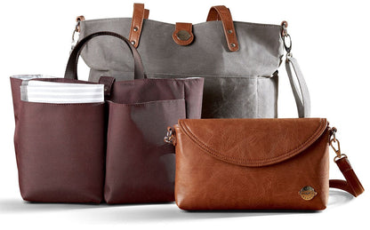 Momkindness CarryAll Tote Trio - Grey - CA1002GY
