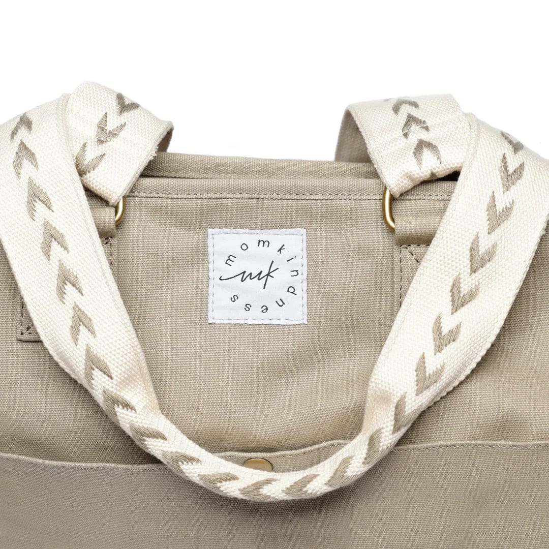Momkindness Day & Away Canvas Tote - Rye - D&ATOTERY