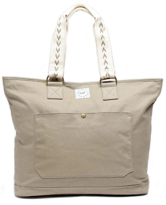 Momkindness Day & Away Canvas Tote - Rye - D&ATOTERY