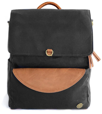 Momkindness Duo Backpack - Black - BP304BK