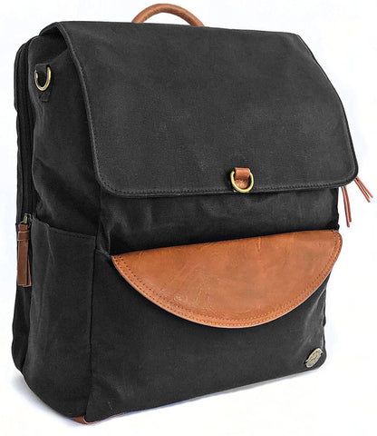 Momkindness Duo Backpack - Black - BP304BK