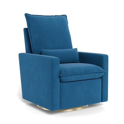 Monte Design Cortina Motorized Glider Recliner - Swivel + Glide Base - CORT-MOT-PVSB-GSMG