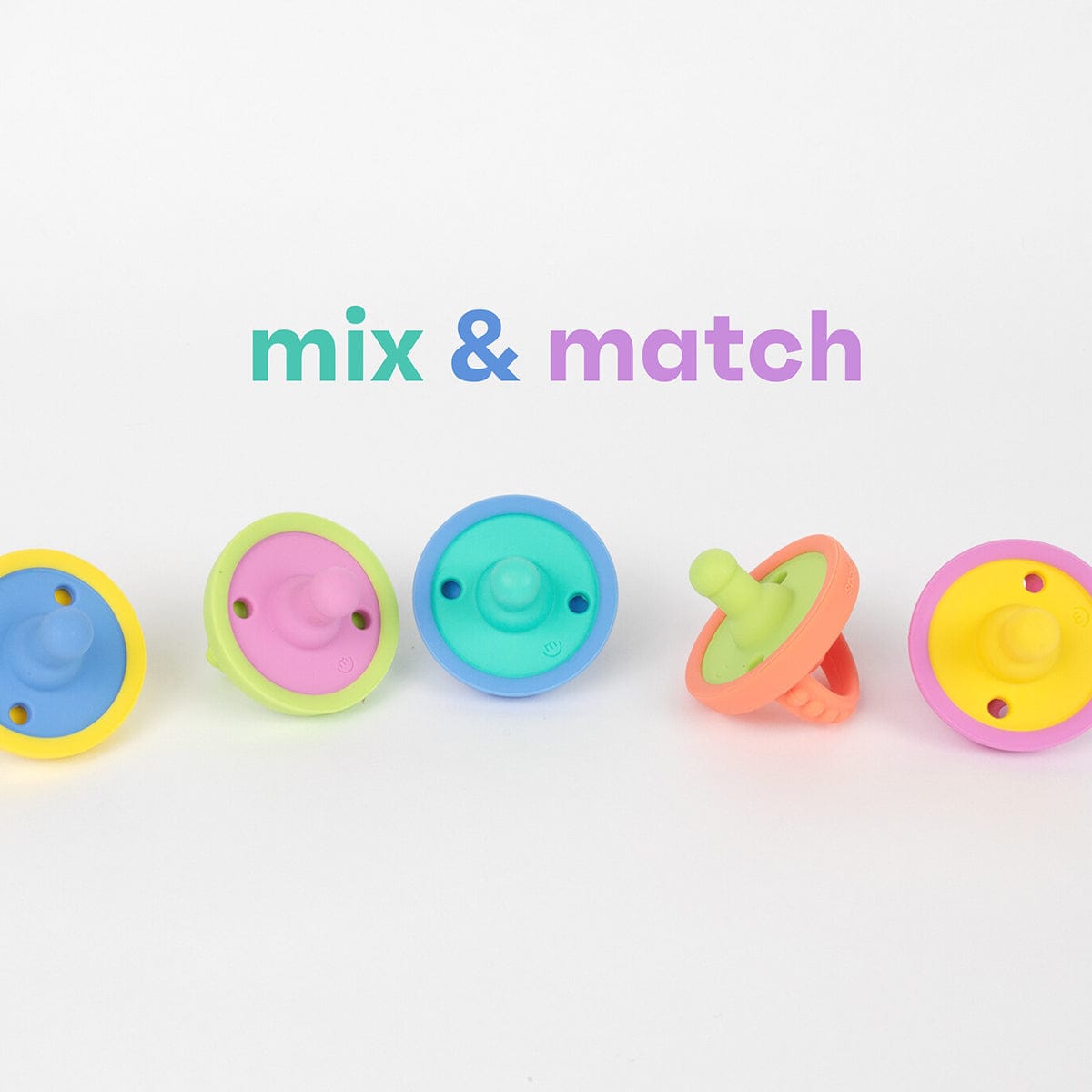 morepeas Flip & Store Pacifier - Sweet Pea - 860008562357