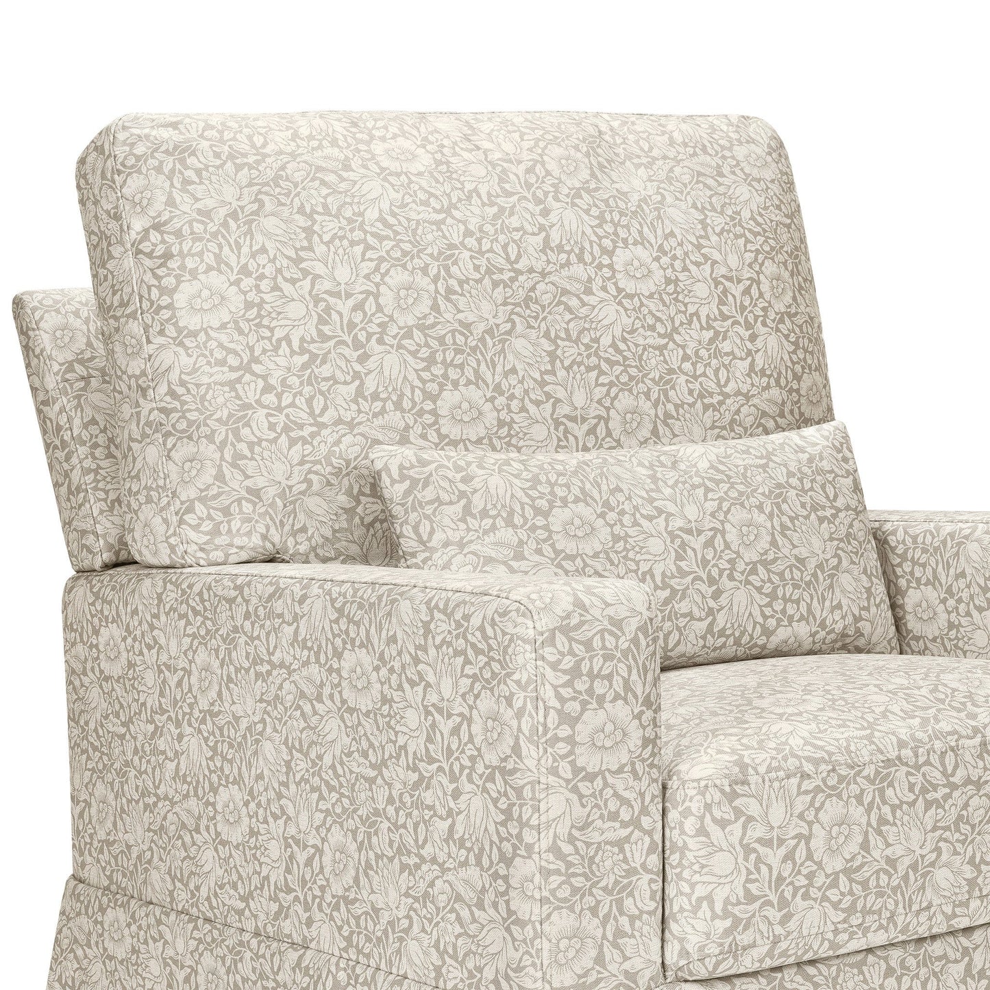 Morris & Co. x Namesake Crawford Pillowback Comfort Swivel Glider - Mallow in Ash - M21787MA