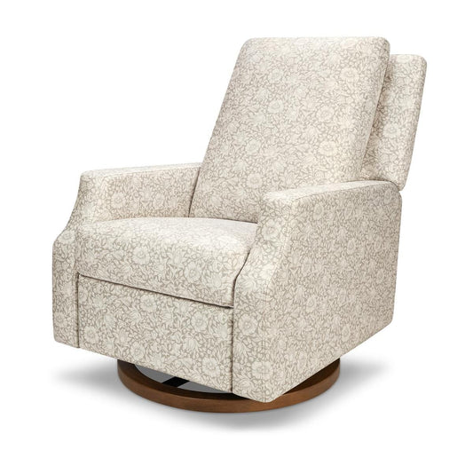 Morris & Co. x Namesake Crewe Swivel Glider Recliner - Mallow in Ash - M22287MADB
