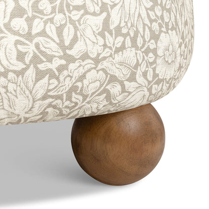 Morris & Co. x Namesake Tuffet Storage Ottoman - Mallow in Ash - M30985MADF