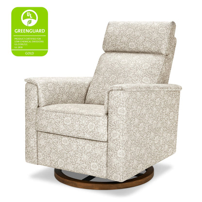 Morris & Co. x Namesake Willa Plus Power Glider Recliner w/ Power Headrest - Mallow in Ash - M17186MADB